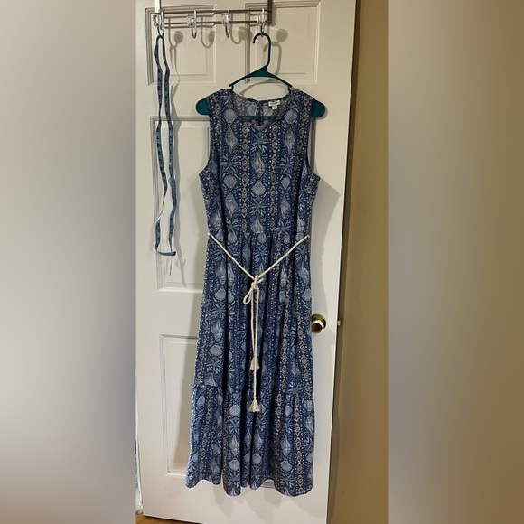 J. Crew shell print dress tall - Picture 2 of 11